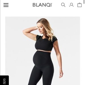 Blanqi Everyday Maternity Belly Support Leggings M